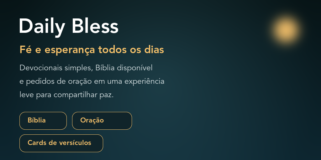 Aplicativo Daily Bless